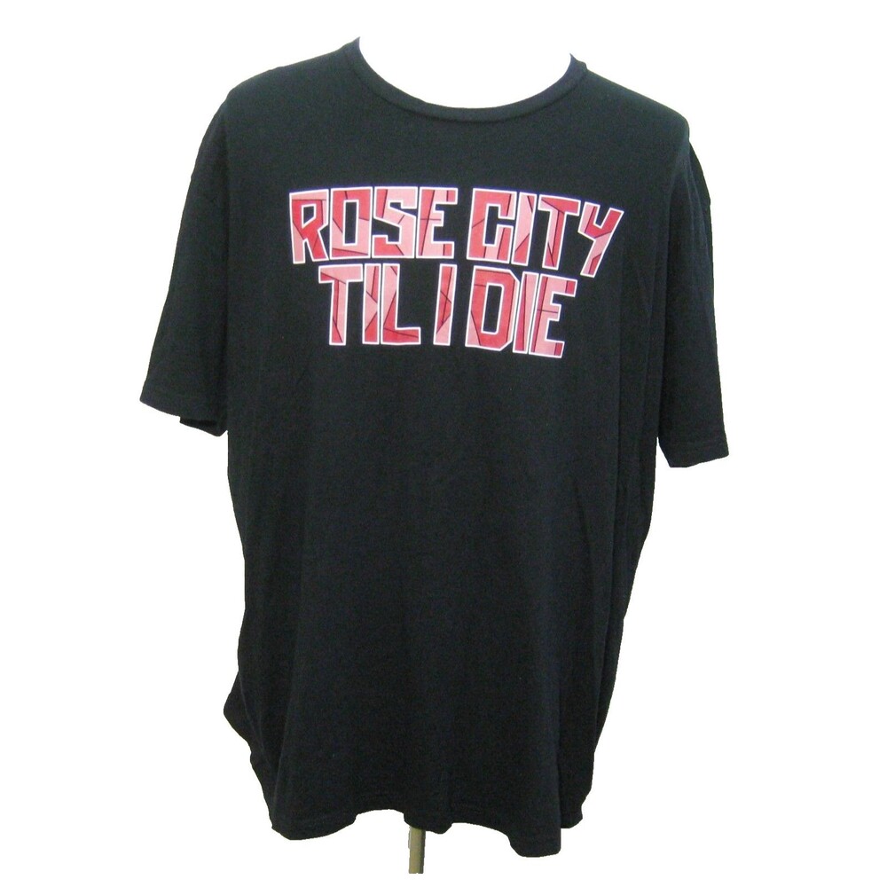 Portland Timbers & Thorns T-Shirt Mens 2XL Black Short Sleeve Graphic Soccer Top